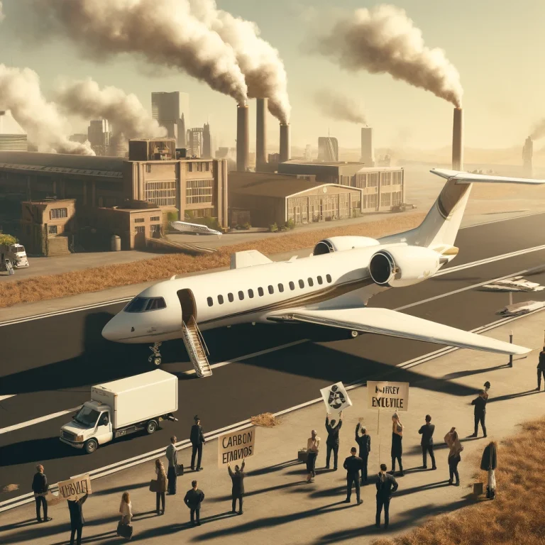 the Ethical and Environmental Challenges of Private Jet Travel